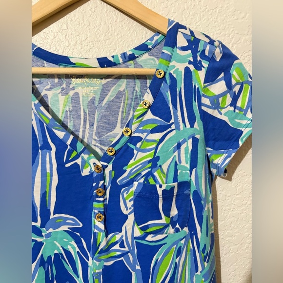 NWOT Lily Pulitzer Palmira V-Neck T-Shirt Dress XS - Picture 13 of 16